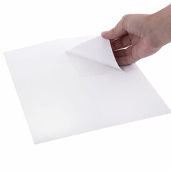 Этикетка самоклеящаяся 105&times;148,5 мм, 4 этикетки, белая, 70 г/<wbr/>м<sup>2</sup>, 50 листов, TANEX, сырье Финляндия, 114529