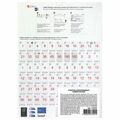 Этикетка самоклеящаяся 70&times;37,1 мм, 24 этикетки, белая, 70 г/<wbr/>м<sup>2</sup>, 50 листов, TANEX, сырье Финляндия, 114537