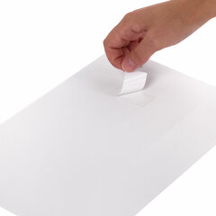 Этикетка самоклеящаяся 48,5&times;25,4 мм, 44 этикетки, белая, 70 г/<wbr/>м<sup>2</sup>, 50 листов, TANEX, сырье Финляндия, 114540