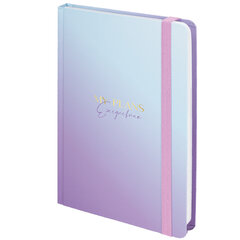 Ежедневник недатированный с резинкой А5 (145&times;203 мм), BRAUBERG, твердый, 128 л., &laquo;Градиент&raquo;, 114557