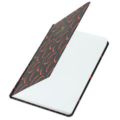 Ежедневник недатированный с резинкой А5 (145&times;203 мм), BRAUBERG, твердый, 128 л., &laquo;Pattern&raquo;, 114560