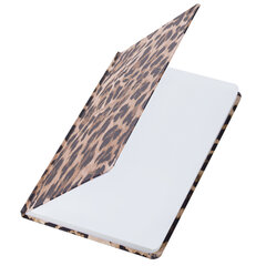 Ежедневник недатированный с резинкой А5 (145&times;203 мм), BRAUBERG, твердый, фольга, 128 л., &laquo;Leopard&raquo;, 114561