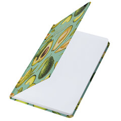 Ежедневник недатированный с резинкой А5 (145&times;203 мм), BRAUBERG, твердый, фольга, 128 л., &laquo;Avocado&raquo;, 114563