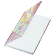 Ежедневник недатированный с резинкой А5 (145&times;203 мм), BRAUBERG, твердый, фольга, 128 л., &laquo;Marble&raquo;, 114564