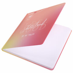 Скетчбук, белая бумага 80 г/<wbr/>м<sup>2</sup>, 195&times;195 мм, 80 л., резинка, твердый, BRAUBERG ART DEBUT &laquo;Уноколор&raquo;, 114583