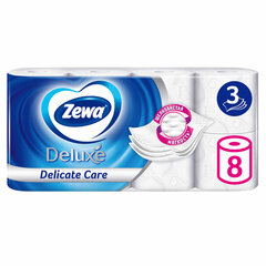 Бумага туалетная 3-х слойная 8 рулонов (8&times;18 м), белая, ZEWA Deluxe, 536600
