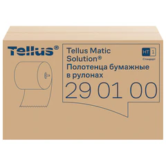 Полотенца бумажные рулонные 280 м, Tellus/<wbr/>TORK Matic (Система H1) UNIVERSAL, КОМПЛЕКТ 6 рулонов, 290100