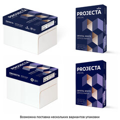 Бумага офисная А4, 80 г/<wbr/>м<sup>2</sup>, 500 л., марка В, PROJECTA SPECIAL, Россия, 153% (CIE)