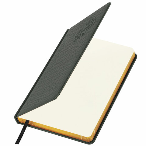 Ежедневник датированный 2024 А5 138x213 мм BRAUBERG "Comodo", под кожу, серо-зеленый, 114840