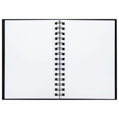 Скетчбук, белая бумага 160 г/<wbr/>м<sup>2</sup>, 145&times;205 мм, 60 л., гребень, твёрдая обложка ЧЕРНАЯ, BRAUBERG ART CLASSIC, 115072