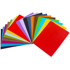 Цветная бумага А4, БАРХАТНАЯ 8 л., 8 цв. + ТОНИРОВАННАЯ В МАССЕ 20 л., 10 цв., BRAUBERG, &laquo;Пирамиды&raquo;, 115086