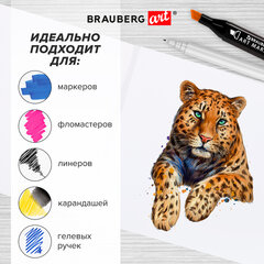 Альбом для маркеров 120 г/м2, 190х270 мм, 40 листов, склейка, BRAUBERG ART PREMIERE, "Удивительный пейзаж", 115096