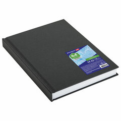 Скетчбук, белая бумага 150 г/<wbr/>м<sup>2</sup>, 148&times;210 мм, 64 л., книжный твердый переплет, BRAUBERG ART CLASSIC, 115110