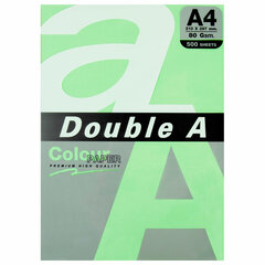 Бумага цветная DOUBLE A, А4, 80 г/<wbr/>м<sup>2</sup>, 500 л., пастель, зеленая