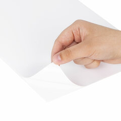 Этикетка самоклеящаяся 105&times;148,5 мм, 4 этикетки, белая, 80 г/<wbr/>м<sup>2</sup>, 100 листов, STAFF, 115176