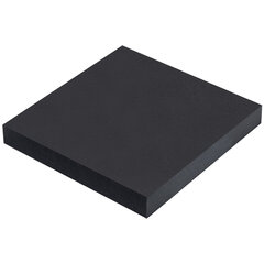 Блок самоклеящийся (стикеры) черный BRAUBERG BLACK, 76&times;76 мм, 100 листов, 115204