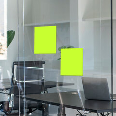 Блок самоклеящийся (стикеры) бесклеевые электростатические BRAUBERG 76&times;76 мм, 100 листов, желтые, 115210