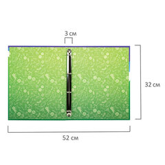 Папка-портфолио школьника/<wbr/>дошкольника &laquo;ШКОЛЬНАЯ ИСТОРИЯ&raquo;, 4 кольца, обложка твёрдая матовая, BRAUBERG, 115241