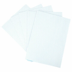 Бумага писчая в клетку А4, 65 г/<wbr/>м<sup>2</sup>, 100 листов, Россия, белизна 92% (ISO), STAFF, 115343