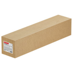 Бумага широкоформатная рулон для плоттера 610 мм х 100 м х втулка 50,8 мм, 80 г/<wbr/>м<sup>2</sup>, CIE 146%, BRAUBERG, 115353