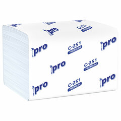 Салфетки 200 шт. PROtissue (Система N4) PREMIUM, 2-слойные, КОМПЛЕКТ 20 шт., 21&times;16 см, V-сложение, белые, C251