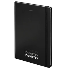 Блокнот с резинкой в клетку 96 л., БОЛЬШОЙ ФОРМАТ А4 204&times;299 мм, BRAUBERG, &laquo;Identity&raquo;, 115528