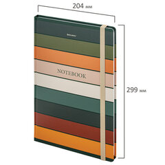 Блокнот с резинкой в клетку 96 л., БОЛЬШОЙ ФОРМАТ А4 204&times;299 мм, BRAUBERG, &laquo;Classic&raquo;, 115529