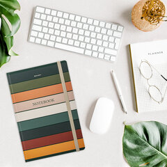 Блокнот с резинкой в клетку 96 л., БОЛЬШОЙ ФОРМАТ А4 204&times;299 мм, BRAUBERG, &laquo;Classic&raquo;, 115529