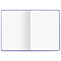 Блокнот с резинкой в клетку 96 л., А5 145&times;203 мм, твердая обложка, BRAUBERG, &laquo;Pastel&raquo;, 115533