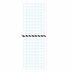 Блокнот БОЛЬШОГО ФОРМАТА А4, 80 л., обложка пластик, клетка, BRAUBERG &laquo;Metropolis&raquo;, ЧЕРНЫЙ, 115577