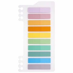 Закладки клейкие пастельные BRAUBERG PASTEL, пластиковые, 45&times;10 мм, 10 цветов х 20 листов, 115579