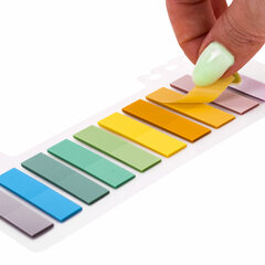 Закладки клейкие пастельные BRAUBERG PASTEL, пластиковые, 45&times;10 мм, 10 цветов х 20 листов, 115579