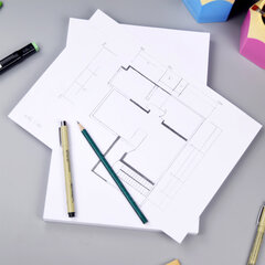 Бумага для черчения А3, 297&times;420 мм, 40 л., 200 г/<wbr/>м<sup>2</sup>, ватман ГОЗНАК КБФ, в коробке, BRAUBERG, 115624