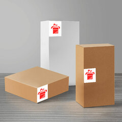 Этикетка самоклеящаяся 105&times;74,2 мм, 8 этикеток, белая, 80 г/<wbr/>м<sup>2</sup>, 50 листов, STAFF BASIC, 115646