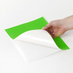 Этикетка самоклеящаяся 210&times;297 мм, 1 этикетка, зеленая, 80 г/<wbr/>м<sup>2</sup>, 50 листов, STAFF BASIC, 115685