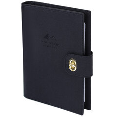 Ежедневник-органайзер недатированный B5, 167&times;240 мм, BRAUBERG &laquo;Nova&raquo;, под кожу, 160 л., черный, 116204