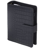 Ежедневник-органайзер недатированный B6 150x190 мм BRAUBERG "Comodo", под кожу, 160 л., черный, 116205