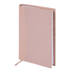 Ежедневник недатированный В6 130&times;185 мм BRAUBERG &laquo;Glam&raquo;, под кожу, 160 л., розовый, 116219