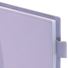 Ежедневник недатированный В6 130&times;185 мм BRAUBERG &laquo;Glam&raquo;, под кожу, 160 л., сиреневый, 116221