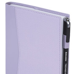 Ежедневник недатированный В6 130&times;185 мм BRAUBERG &laquo;Glam&raquo;, под кожу, 160 л., сиреневый, 116221