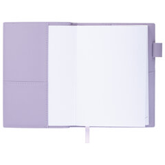Ежедневник недатированный В6 130&times;185 мм BRAUBERG &laquo;Glam&raquo;, под кожу, 160 л., сиреневый, 116221