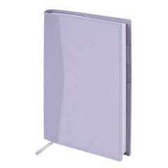 Ежедневник недатированный В6 130&times;185 мм BRAUBERG &laquo;Glam&raquo;, под кожу, 160 л., сиреневый, 116221