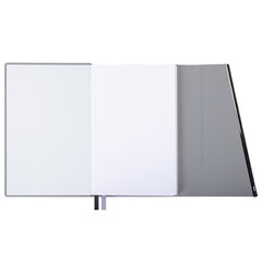 Ежедневник недатированный А5 145&times;213 мм BRAUBERG &laquo;Vogue&raquo;, под кожу, магнитный клапан, 160 л., серый, 116224