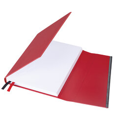 Ежедневник недатированный А5 145&times;213 мм BRAUBERG &laquo;Vogue&raquo;, под кожу, магнитный клапан, 160 л., красный, 116225