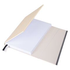 Ежедневник недатированный А5 145&times;213 мм BRAUBERG &laquo;Vogue&raquo;, под кожу, магнитный клапан, 160 л., бежевый, 116226