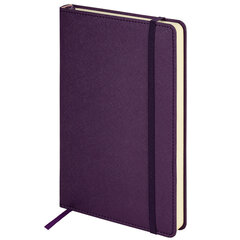 Ежедневник недатированный А5 138&times;213 мм, BRAUBERG &laquo;Base&raquo;, под кожу, 160 л., фиолетовый, 116256
