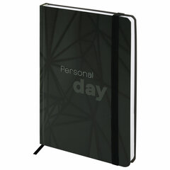 Ежедневник недатированный с резинкой А5 145&times;203 мм, BRAUBERG, твердый, 128 л., &laquo;Personal day&raquo;, 116285