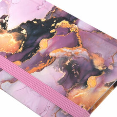 Еженедельник недатированный с резинкой 171&times;93 мм, BRAUBERG, твердый, 64 л., &laquo;Marble stone&raquo;, 116307