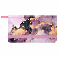 Еженедельник недатированный с резинкой 171&times;93 мм, BRAUBERG, твердый, 64 л., &laquo;Marble stone&raquo;, 116307