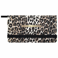 Еженедельник недатированный с резинкой 171&times;93 мм, BRAUBERG, твердый, 64 л., &laquo;Leopard print&raquo;, 116312